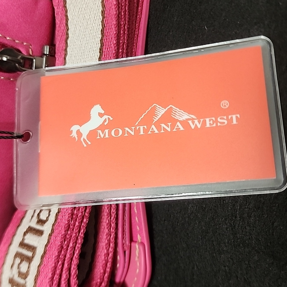 NWT!! Montana West Boot Stitch Sling 🎒 bag pink 💗 or turquoise 💚 - Picture 7 of 10